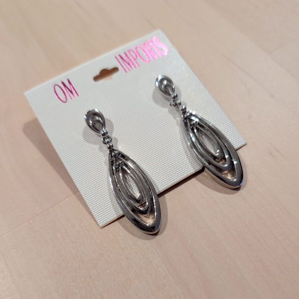 Silver Drop Earrings